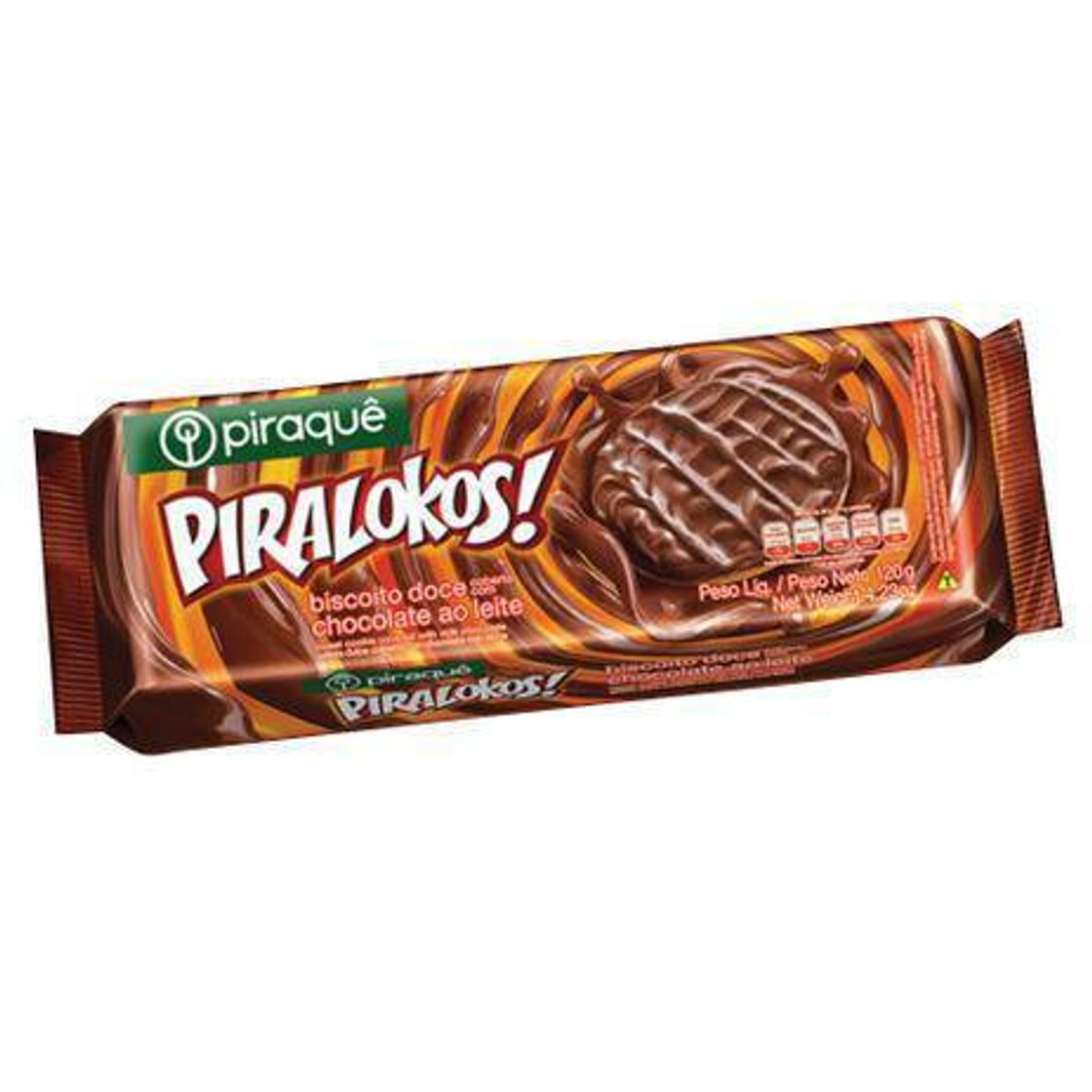 Moda Biscoito Piralokos 120g - Piraquê