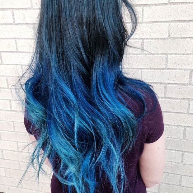 Cabelo azul 