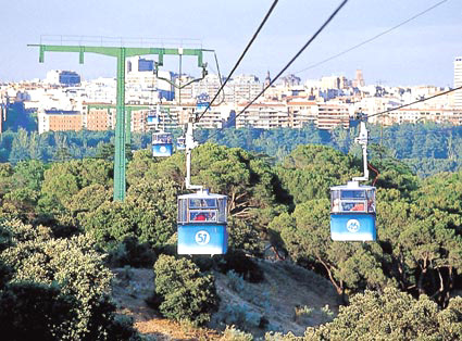 Lugar Teleferico Madrid en Casa de Campo.