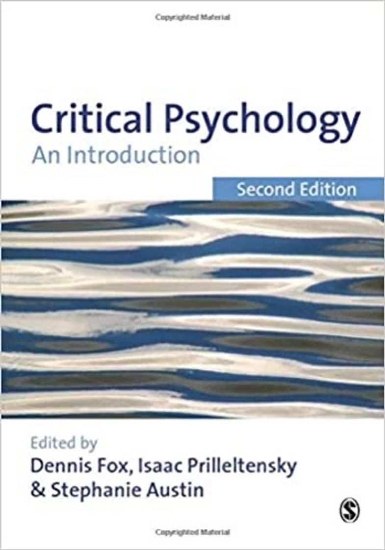 Books Critical Psychology: An Introduction