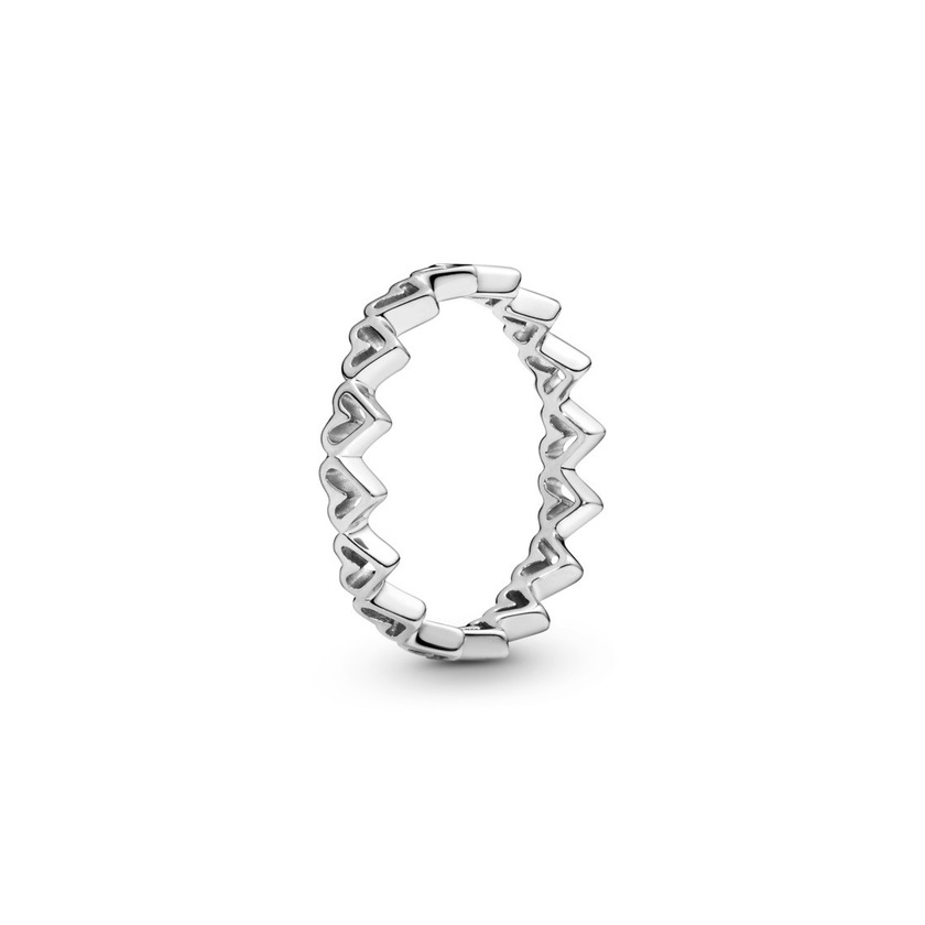 Producto Anillo Pandora plata de ley corazones solitarios