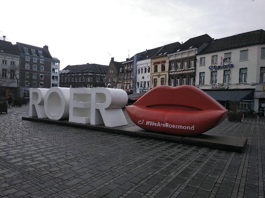 Moda Sign in the city of Roermond in the Limburg region of the ...