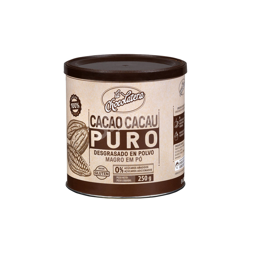 Social Cacao puro desgrasado en polvo