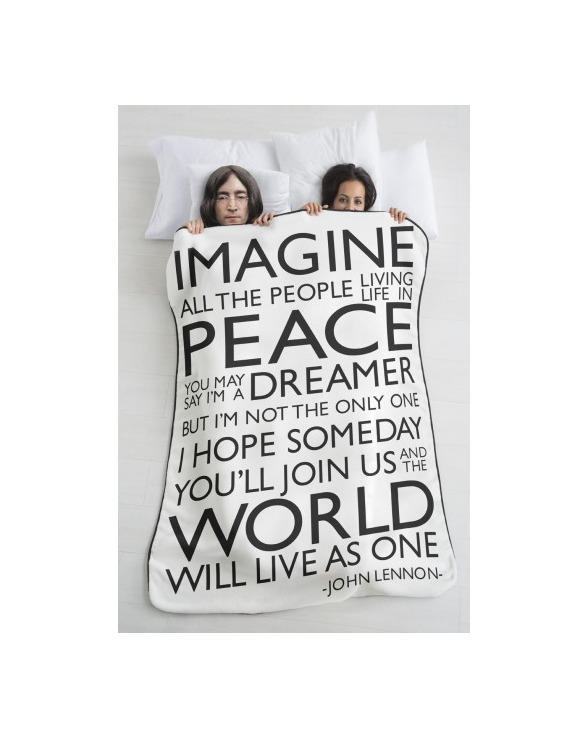 Social Manta sofá "imagine" negro