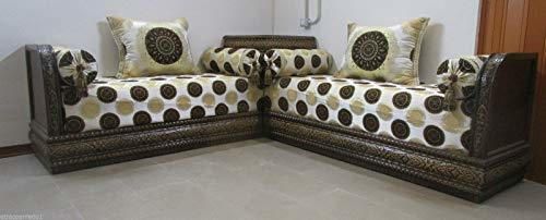 Muebles étnicos sofá étnico salón árabe marroquí Madera Oriental 0910190902