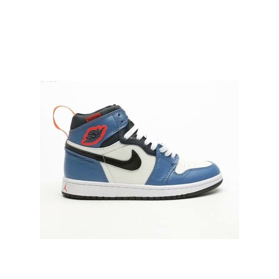 Social Nike‌ Air​ Jordan 1​ Mid Aj1 Women Running Shoes-Blue/White