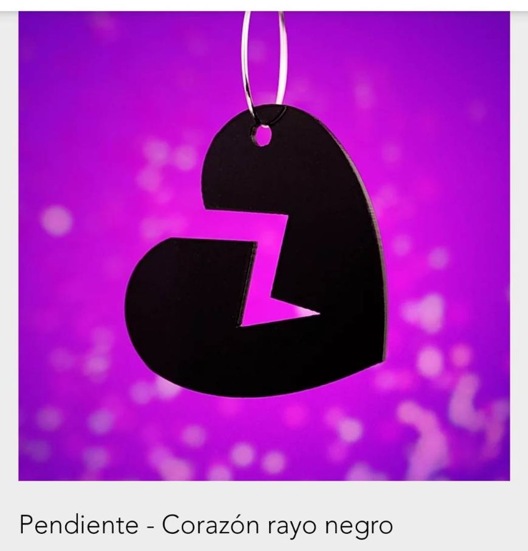 Social CORAZÓN RAYO NEGRO