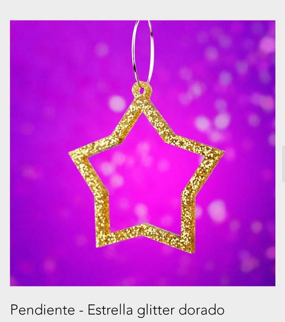 Social ESTRELLA GLITTER DORADO