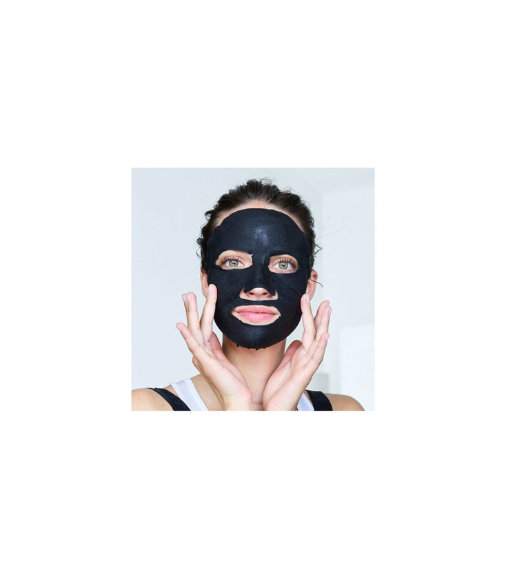 Producto Mascarilla Facial Negra: Black Mask Tissu Pure Charcoal