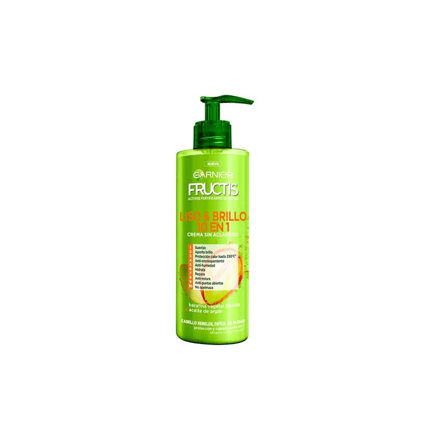 Crema sin aclarado Fructis Liso y Brillo