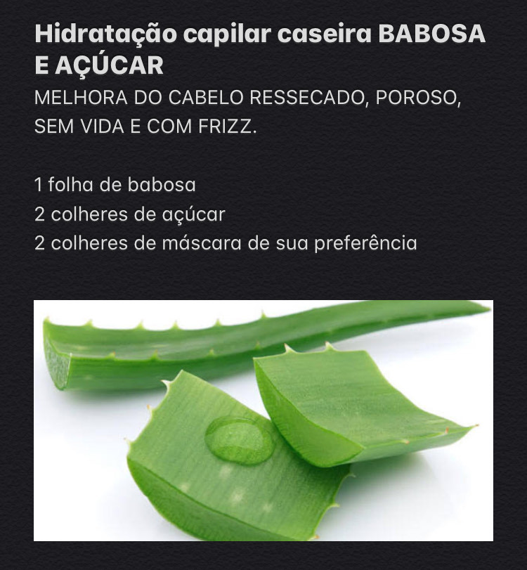 Moda Babosa + açúcar 