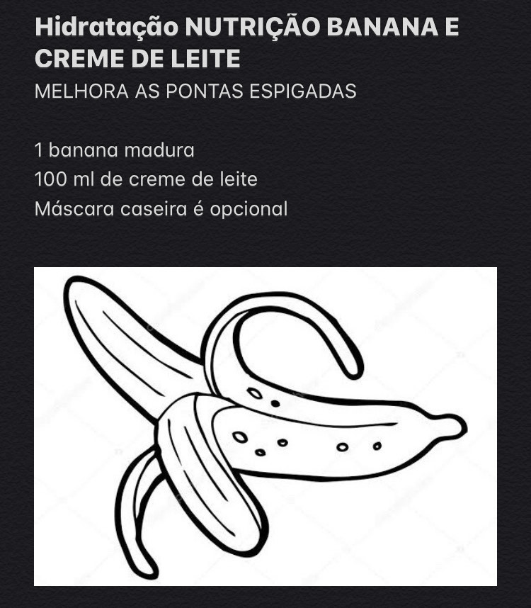 Moda Banana + creme de leite 