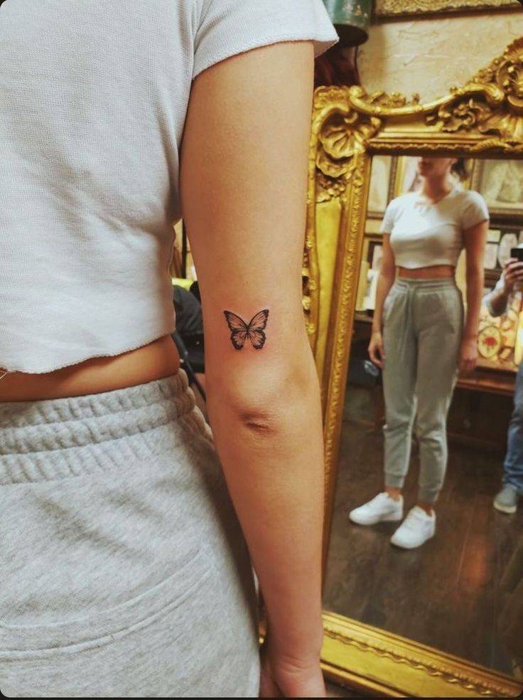 Moda Tatuagem Borboleta Pequena