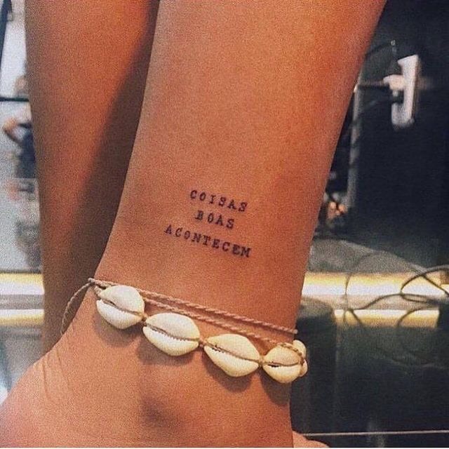 Fashion Tatto frases 