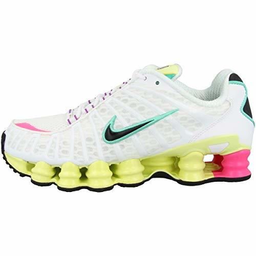 Nike Schuhe Shox TL W White-Black-Luminous Green-Bright Violet