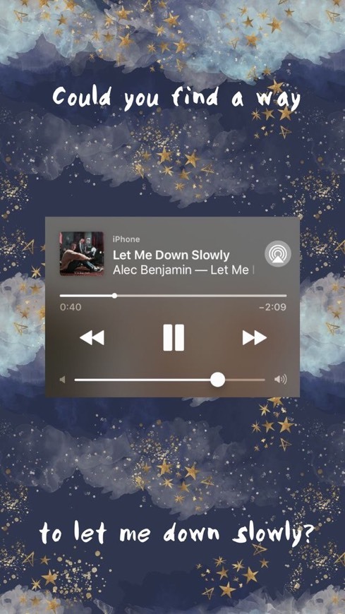 Canción Let Me Down Slowly