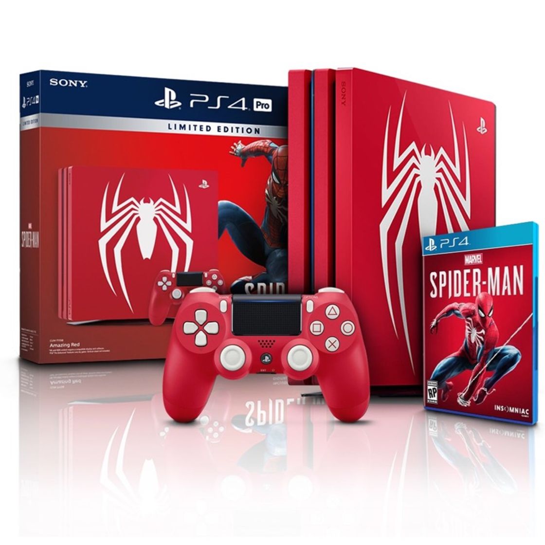 Fashion Ps4 Amazing Red Spider-Man Edition 