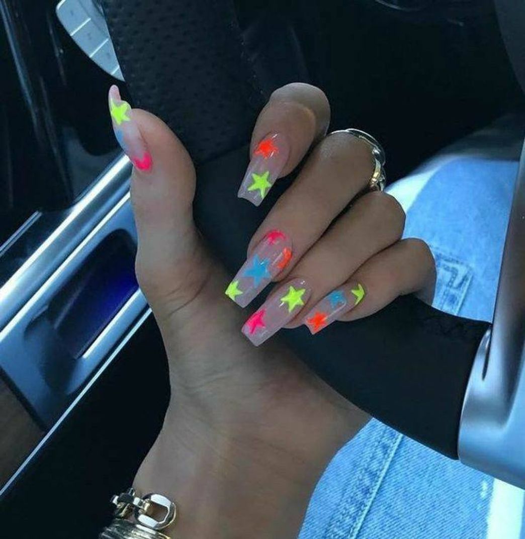 Moda Unhas Neon