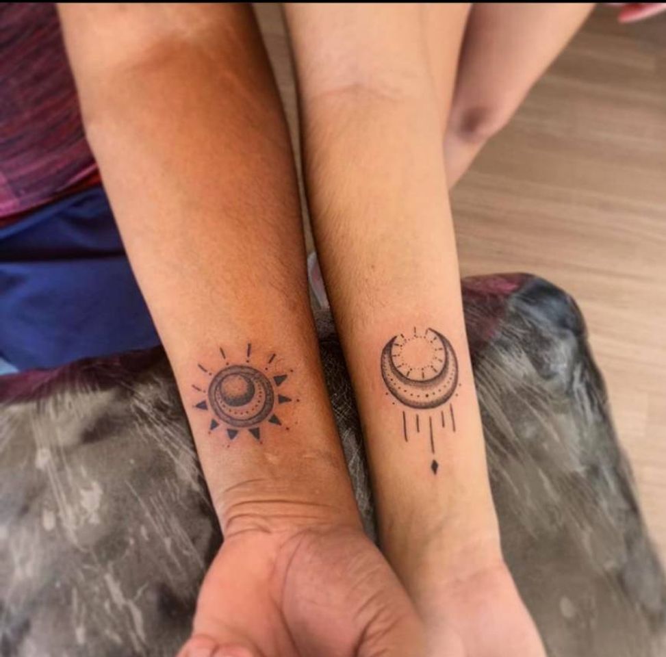 Moda Couple tatto (pai & filha)