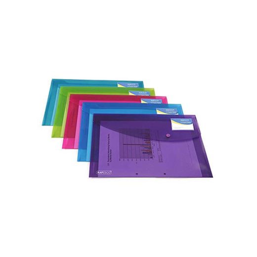 Rapesco documentos - Carpeta portafolios A4+ con soporte para tarjeta