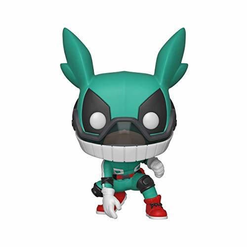 Funko- Pop Figura De Vinil: Animation: My Hero Academia-Deku w/Helmet Coleccionable, Multicolor