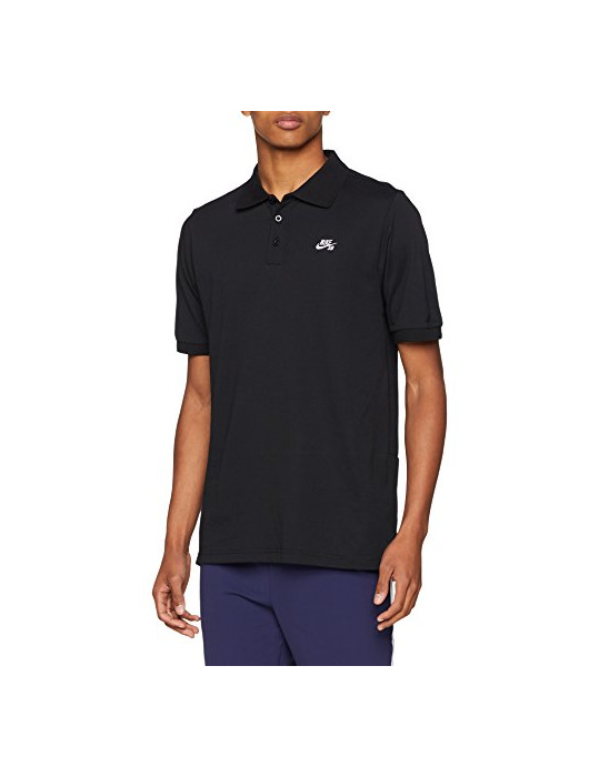 Product Nike SB DRI-Fit Pique SS Polo Manga Corta, Hombre, Negro