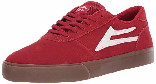 Productos Lakai Limited Footwear Manchester - Zapatillas de Skate para Hombre, Rojo