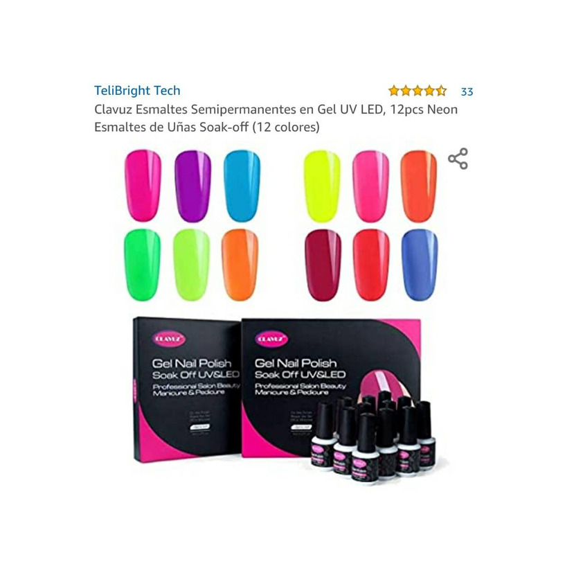 Product Esmaltes semipermanentes neon