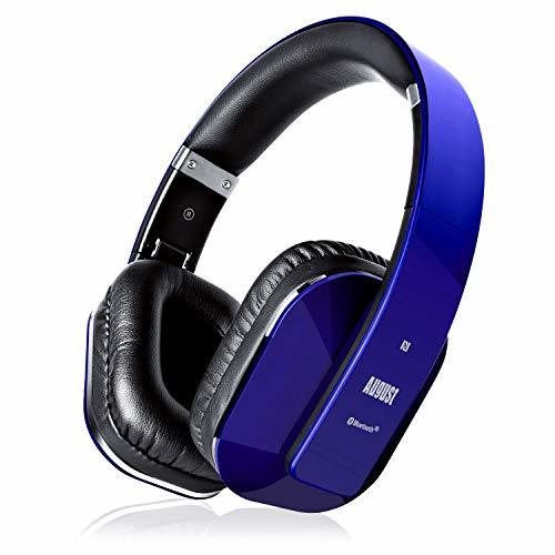 Social August EP650–Auriculares Bluetooth Inalámbrico–Auriculares Diadema Casco Plegable-Sonido Estéreo Bass Rich-Auriculares Orejeras Cómodas