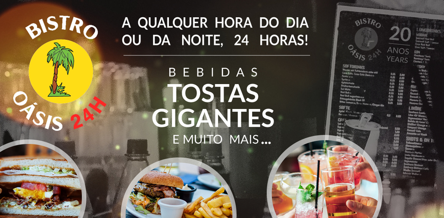 Restaurantes Bistro Oásis 24H