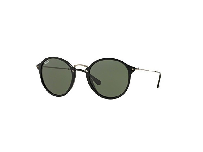 Product Ray-Ba n Round Fleck – Montura nera- Lentes Verdes – rb2447 901 49 – 21