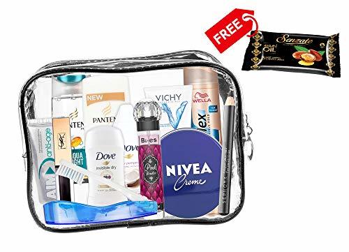 Social Set de viaje de 13 piezas para mujer productos para el cuidado