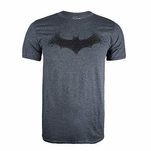 Producto DC Comics Batman-Bat Logo Camiseta, Gris