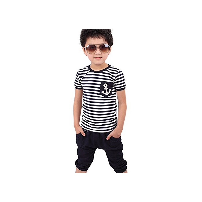 Product K-youth Ropa de Niño Verano 2018 Moda Conjuntos Niño Ropa Bebe Niño