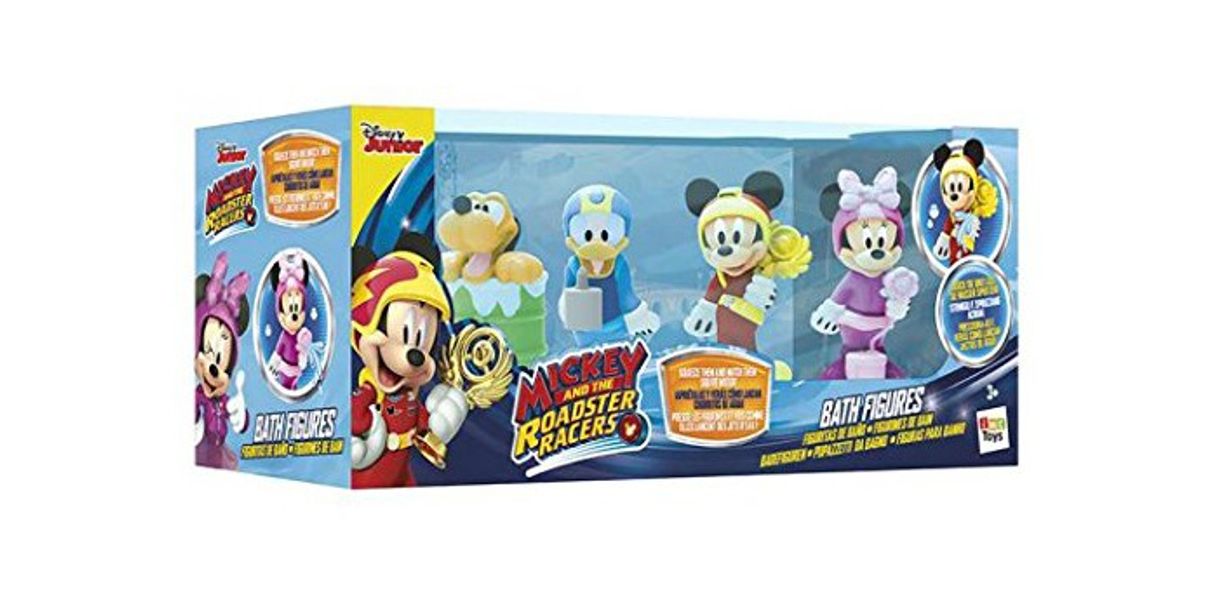 Productos IMC Toys- Mickey Mouse Pack 4 Figuras baño Miniatura, Multicolor, 30 x