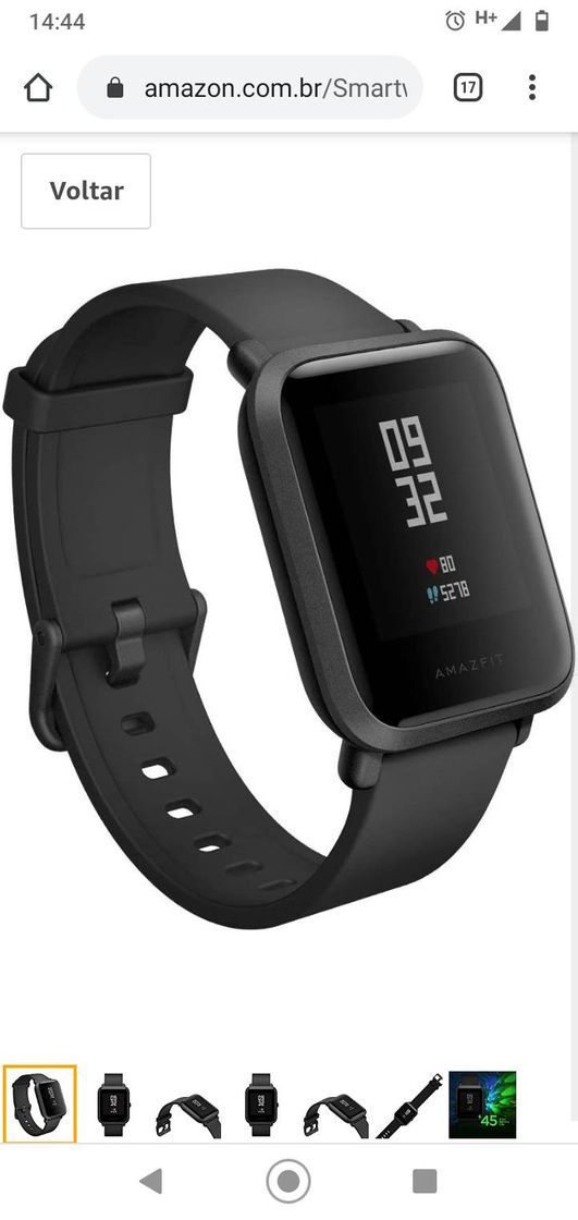 Moda Relogio Xiaomi Amazfit Bip Smartwatch, Android iOS