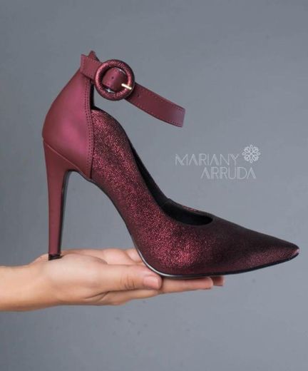 Sapato Strap Marsala