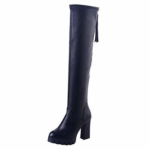 Producto ZARLLE_Botas Botines de Mujer Zapatos Mujer Zapatos tacón Ancho Mujer Botines Mujer