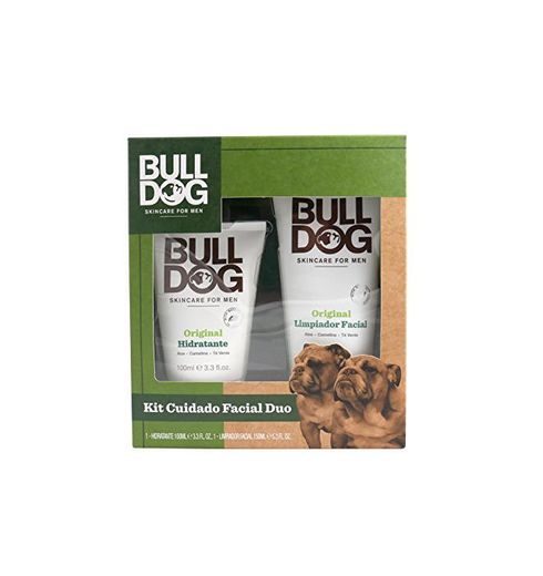 Bulldog Cuidado Facial para Hombres PACK - Set Cuidado Facial Duo, Limpiador