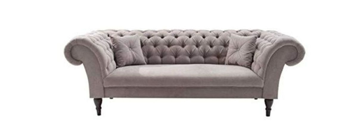 Social Sofá Chesterfield House Padrino en Greige 230 x 90 x H