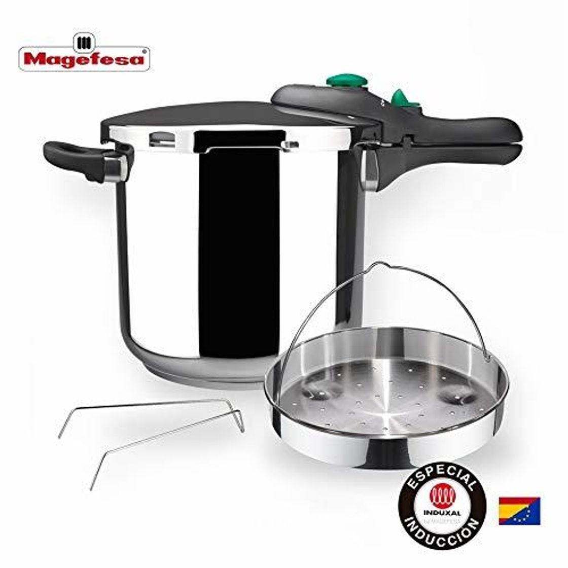 Producto MAGEFESA Dynamic Olla a presión Super rápida de fácil Uso, Acero Inoxidable