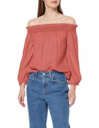 Product Only Onlsamantha 3/4 Off Shoulder Dnm Top Qyt Blusa, Rosa