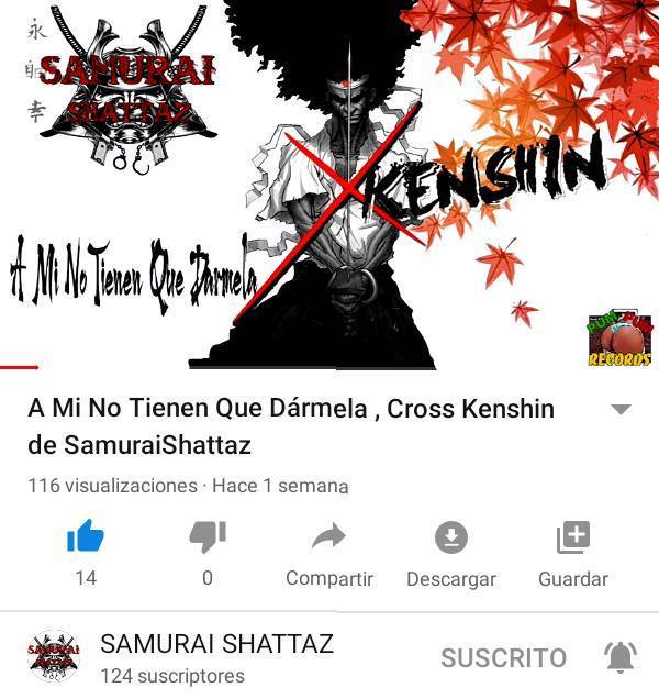 Canción Ami no tienen que darmela Cross Kensin samurai shattaz 