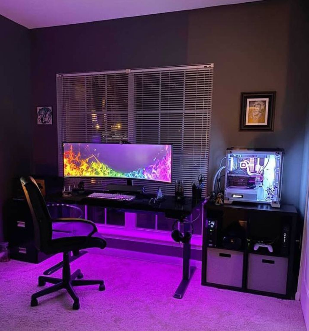 Moda Setup gamer com monitor comprido curvo