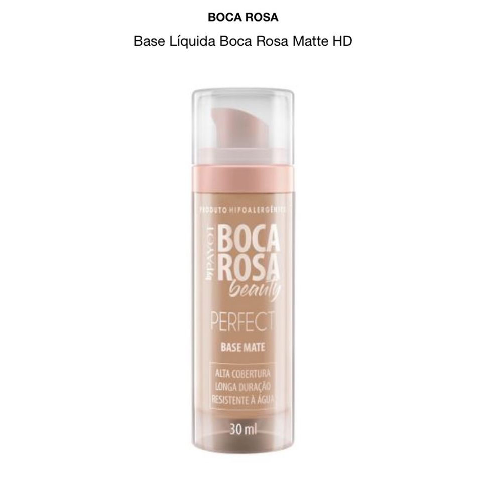 Moda Base Líquida Boca Rosa Matte HD | Sephora