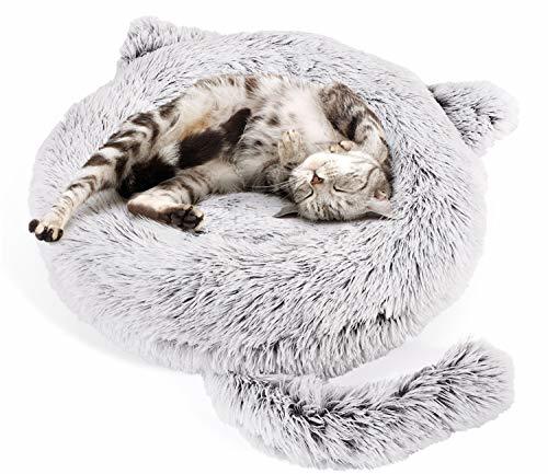 Product Pecute Cama de Gatos Sofá para Perros Pequeños 55cm de Diámetro Cesta