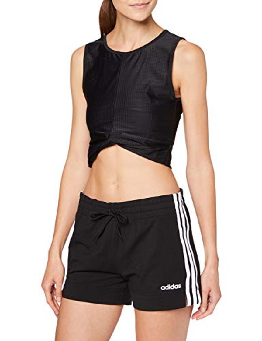 Place adidas Essentials 3-Stripes Shorts Pantalones Cortos de Deporte, Mujer, Negro