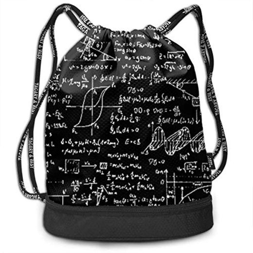Ovilsm Cord Bag Sackpack Physics Equations Drawstring Bag Rucksack Shoulder Bags Travel