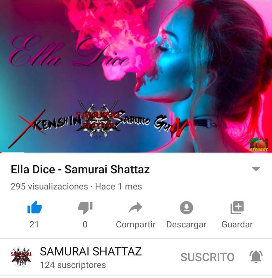 Canción Samurai shattaz 