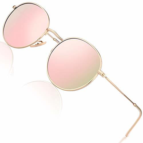 Social CGID E47 Pequeño Estilo Vintage Retro Lennon inspirado círculo metálico redondo gafas